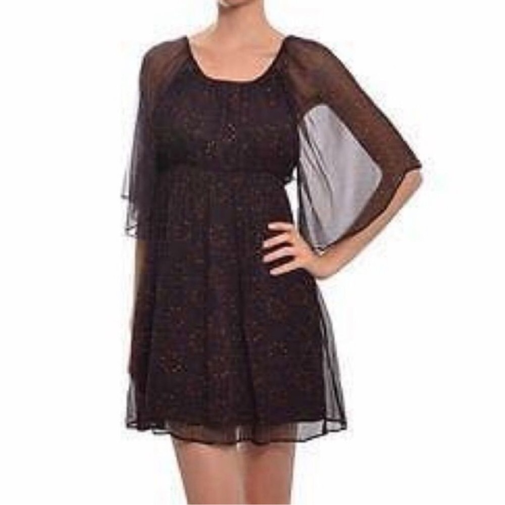 ALICE + OLIVIA purple polka dot dress